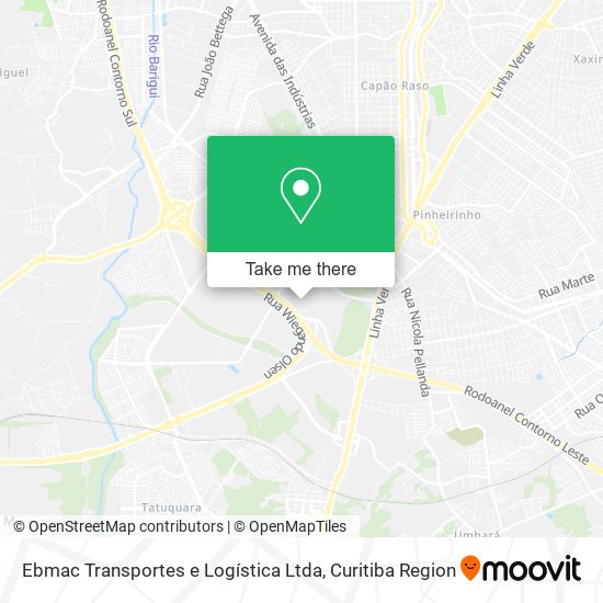 Mapa Ebmac Transportes e Logística Ltda