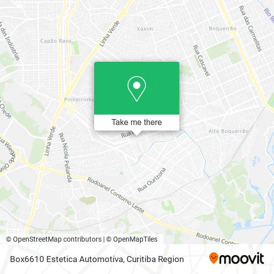Box6610 Estetica Automotiva map
