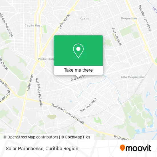 Solar Paranaense map