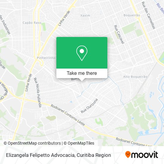 Elizangela Felipetto Advocacia map