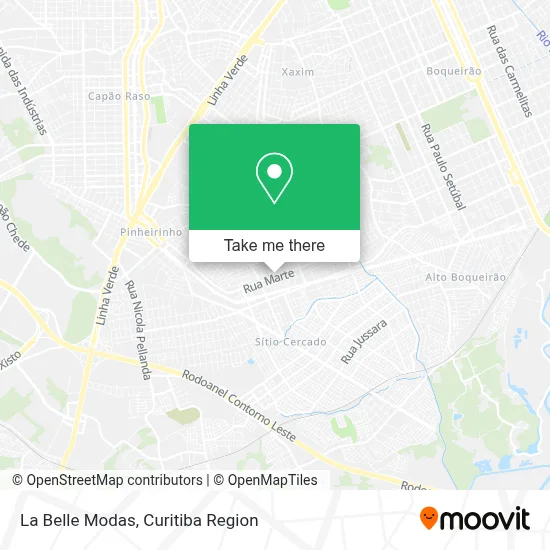 La Belle Modas map