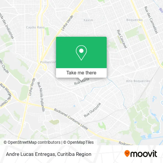 Andre Lucas Entregas map