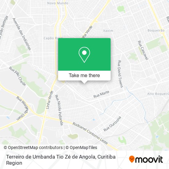 Terreiro de Umbanda Tio Zé de Angola map