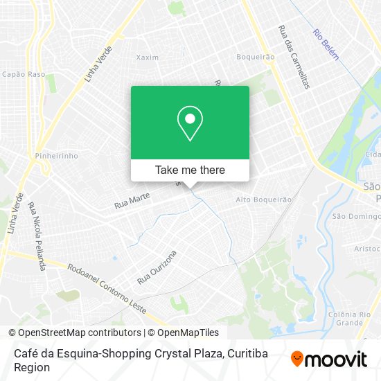 Café da Esquina-Shopping Crystal Plaza map