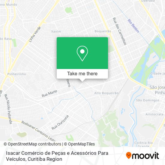 Isacar Comércio de Peças e Acessórios Para Veículos map