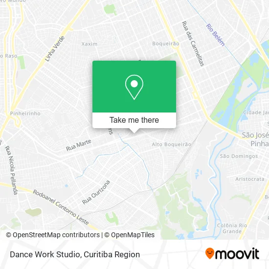 Dance Work Studio map