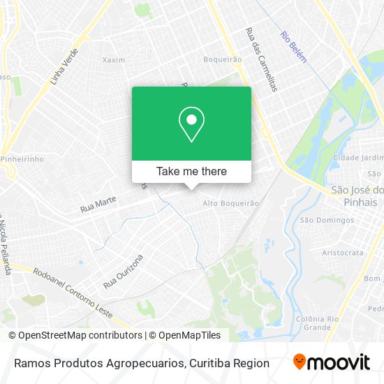 Ramos Produtos Agropecuarios map