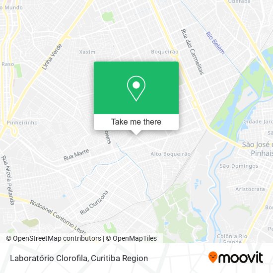 Laboratório Clorofila map