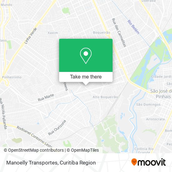 Manoelly Transportes map