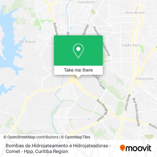 Bombas de Hidrojateamento e Hidrojateadoras - Comet - Hpp map