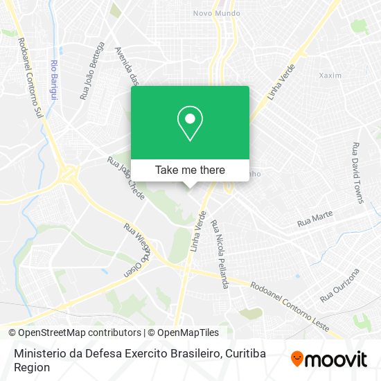 Ministerio da Defesa Exercito Brasileiro map