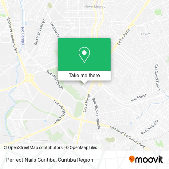 Perfect Nails Curitiba map