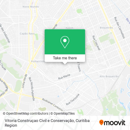 Vitoria Construçao Civil e Conservação map