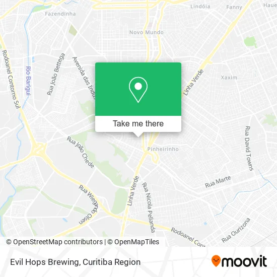 Evil Hops Brewing map