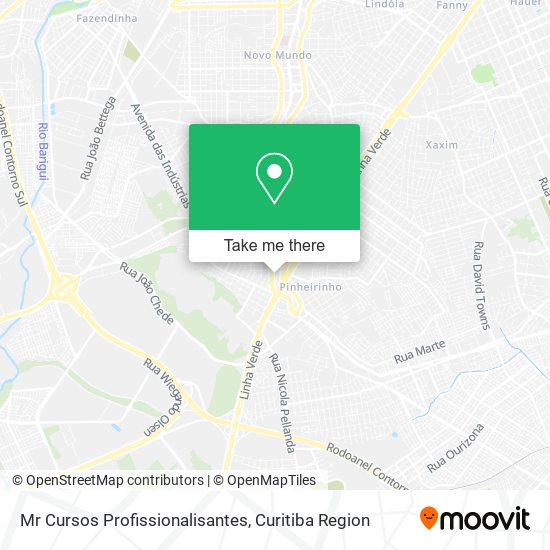 Mr Cursos Profissionalisantes map