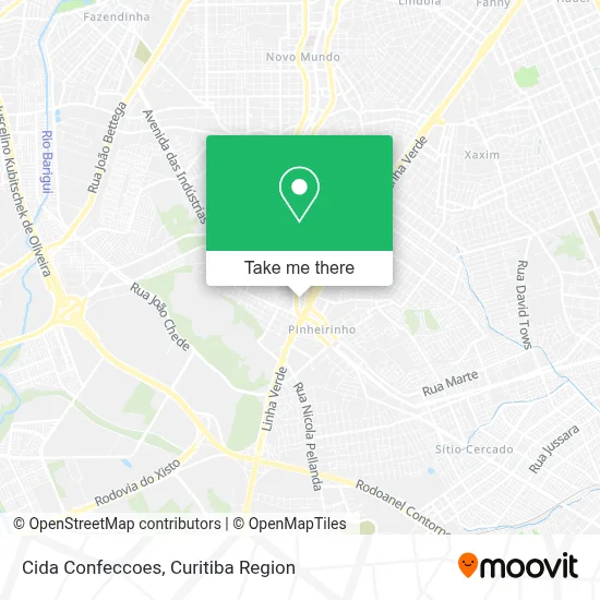 Cida Confeccoes map