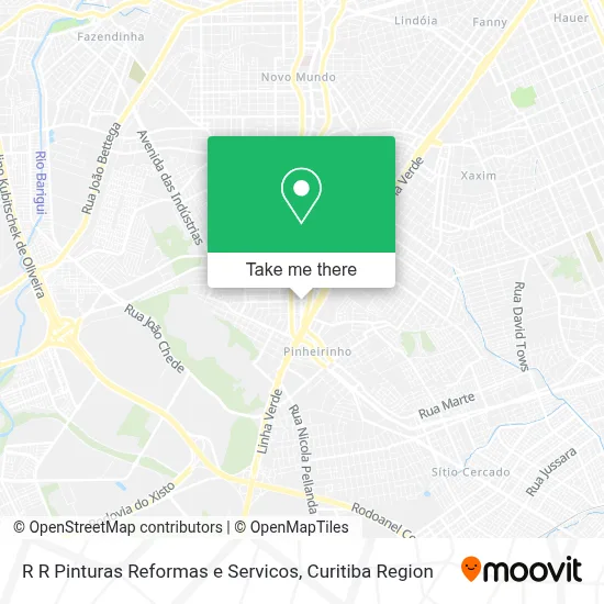 R R Pinturas Reformas e Servicos map