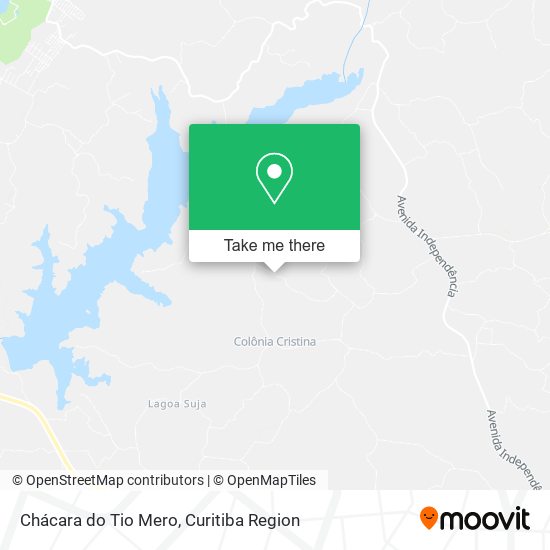 Chácara do Tio Mero map