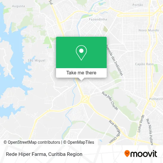 Rede Hiper Farma map