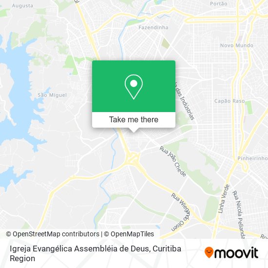 Mapa Igreja Evangélica Assembléia de Deus