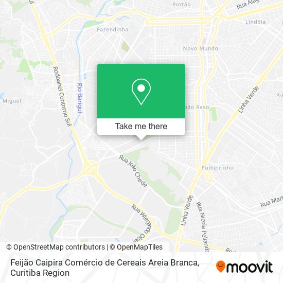 Feijão Caipira Comércio de Cereais Areia Branca map