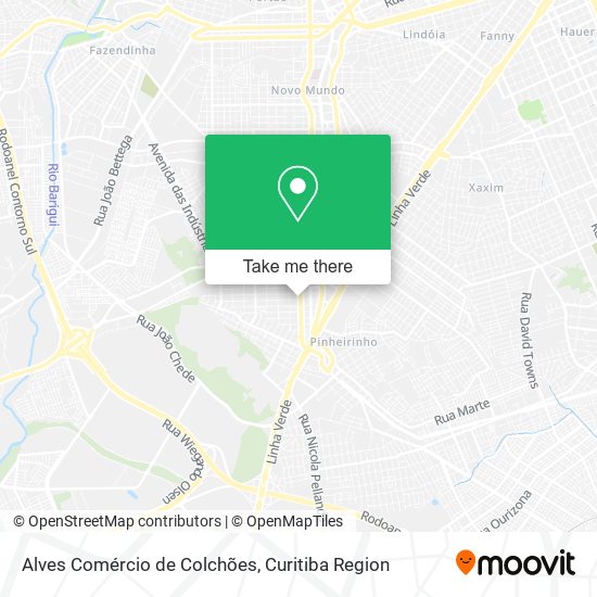 Alves Comércio de Colchões map