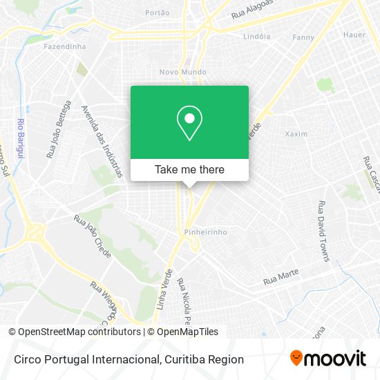 Circo Portugal Internacional map