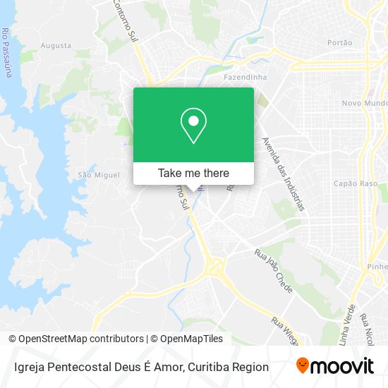 Igreja Pentecostal Deus É Amor map