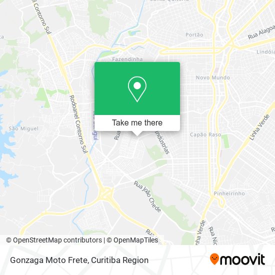 Gonzaga Moto Frete map