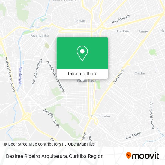 Desiree Ribeiro Arquitetura map