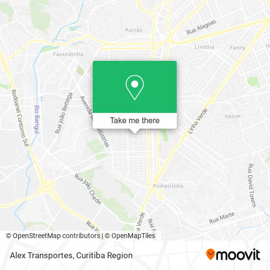 Alex Transportes map