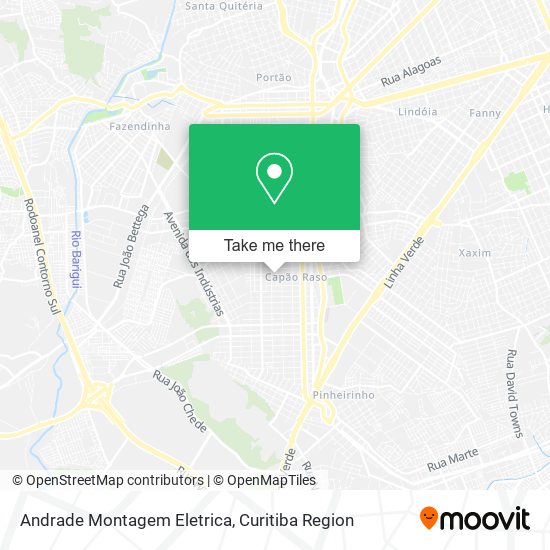 Andrade Montagem Eletrica map