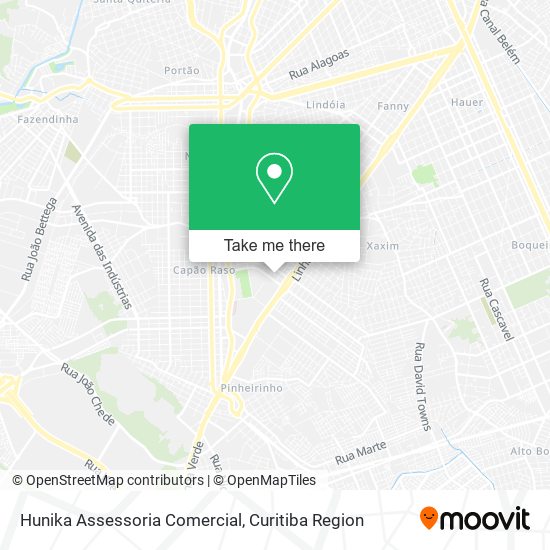 Hunika Assessoria Comercial map