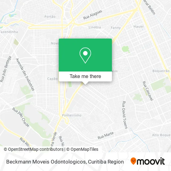 Beckmann Moveis Odontologicos map