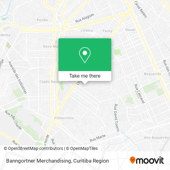 Banngortner Merchandising map