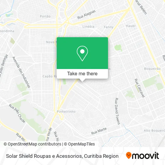 Solar Shield Roupas e Acessorios map