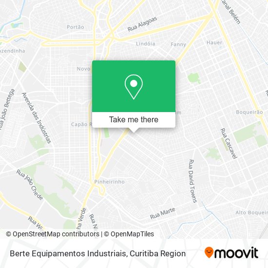 Berte Equipamentos Industriais map