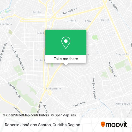 Roberto José dos Santos map