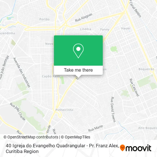 40 Igreja do Evangelho Quadrangular - Pr. Franz Alex map