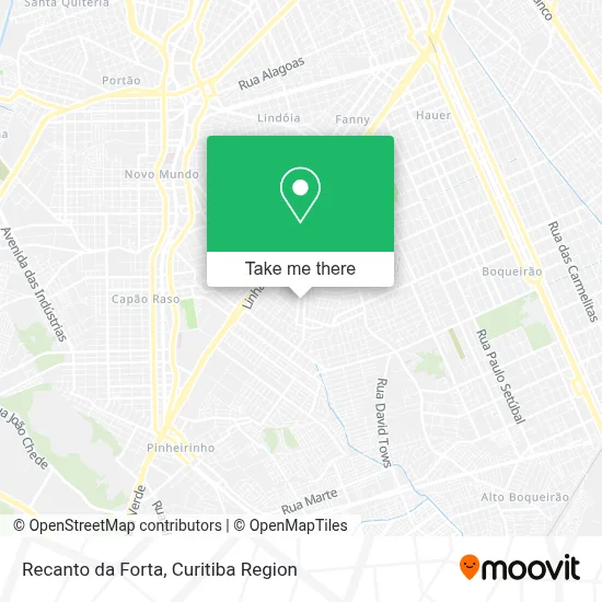 Recanto da Forta map