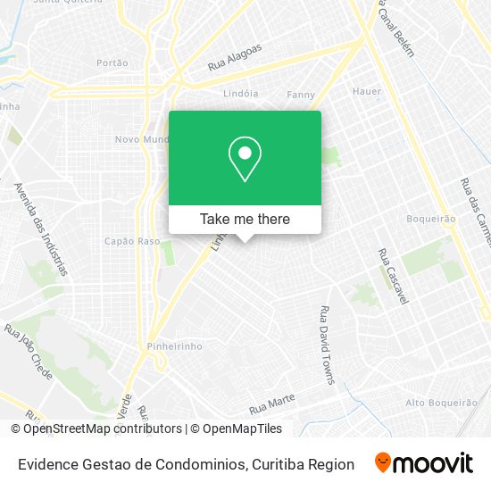 Evidence Gestao de Condominios map