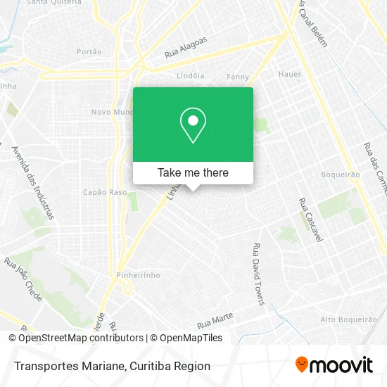 Transportes Mariane map