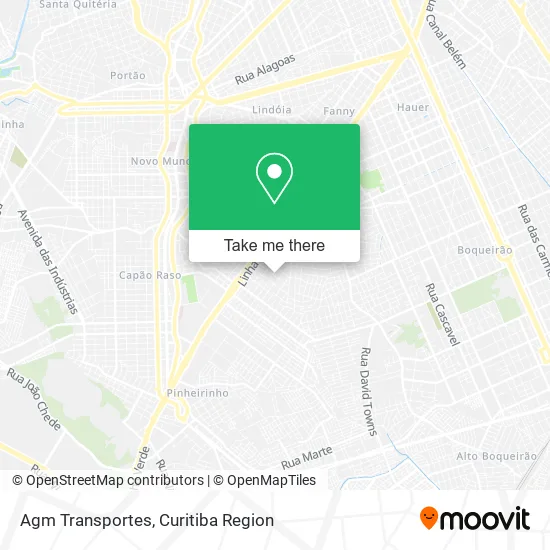 Agm Transportes map