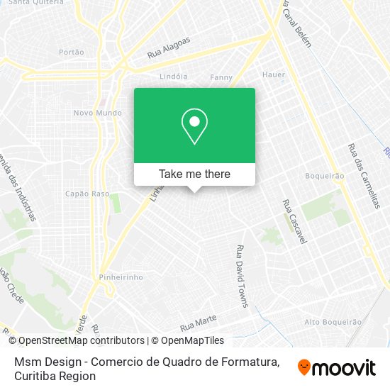 Mapa Msm Design - Comercio de Quadro de Formatura