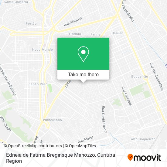 Mapa Edneia de Fatima Breginsque Manozzo