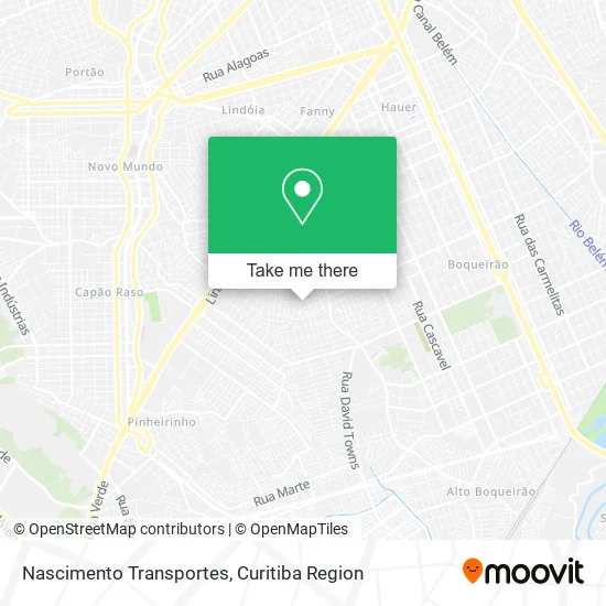 Nascimento Transportes map