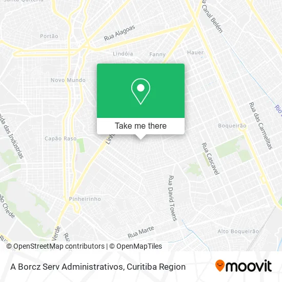 A Borcz Serv Administrativos map