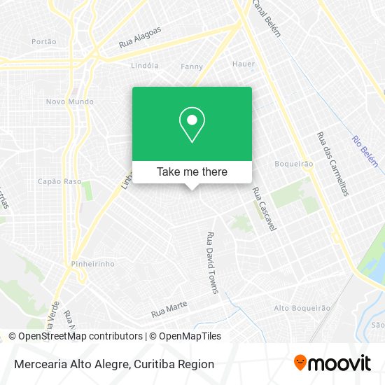 Mapa Mercearia Alto Alegre