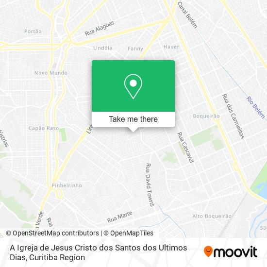A Igreja de Jesus Cristo dos Santos dos Ultimos Dias map