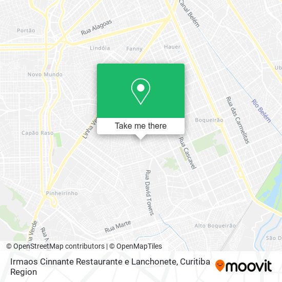 Irmaos Cinnante Restaurante e Lanchonete map